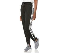 Karl Lagerfeld Paris Women's Block Letter Logo Jogger, Black/White, S