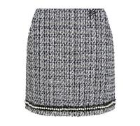 Karl Lagerfeld pearl-embellished bouclé mini skirt - Black 40