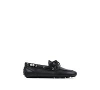 Karl Lagerfeld pearl-embellished lace-up loafers - Black 35-36-37-38-39-40-41