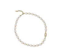 Karl Lagerfeld pearl-embellished necklace - Gold One Size