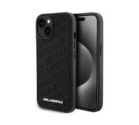 Karl Lagerfeld Quilted K-Pattern Case, Black - iPhone 15