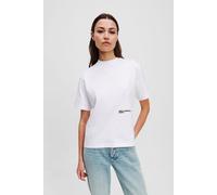 Karl Lagerfeld Reg Box Floral Tee White size S | Shirts Outlet | Women | White S