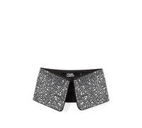 Karl Lagerfeld rhinestone-embellished collar - Black One Size