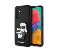 Karl Lagerfeld Saffiano Karl & Choupette Hardcase KLHCA34SANKCPK, Black - Samsung Galaxy A34 5G
