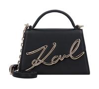 Karl Lagerfeld Signature 2.0 Handbag Genuine Leather 21.5 cm black
