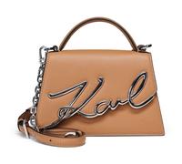 Karl Lagerfeld Signature 2.0 Handbag Genuine Leather 21.5 cm brown