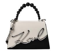 Karl Lagerfeld Signature 2.0 Handbag Genuine Leather 21.5 cm white