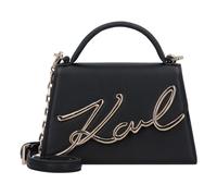 Karl Lagerfeld Signature 2.0 Handbag Leather 21.5 cm black