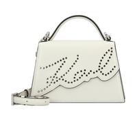 Karl Lagerfeld Signature 2.0 Handbag Leather 21 cm white
