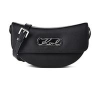 Karl Lagerfeld Signature Shoulder bag Genuine Leather 25 cm black