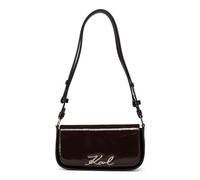 Karl Lagerfeld Signature Shoulder Bag Leather 24 cm brown