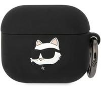 Karl Lagerfeld Silicone Cover for Airpods 3 Black - KLA3RUNCHK