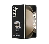 Karl Lagerfeld Silicone Ikonik Case, Black - Samsung Galaxy Z Fold 5