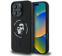 Karl Lagerfeld Liquid Silicone Karl And Choupette Magsafe Iphone 16 Pro Max Phone Case