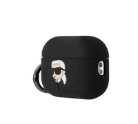 Karl Lagerfeld Silicone Cover for Airpods Pro 2 Black - KLAP2RUNIKK