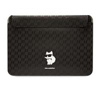 Karl Lagerfeld Sleeve KLCS14SAKHPCK 14" Black Saffiano Monogram Choupette