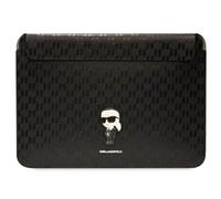 Karl Lagerfeld Sleeve KLCS16SAKHPKK 16" Black Saffiano Monogram Iconic