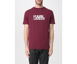 Karl Lagerfeld T-Shirt Men color Burgundy - Size: M - male