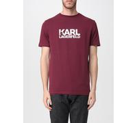 Karl Lagerfeld T-Shirt Men color Burgundy - Size: XL - male