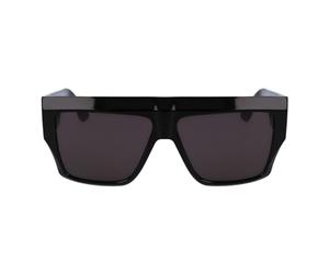 KARL LAGERFELD Unisex Adult Sunglasses KLJ6148S - Shiny Black with Solid Smoke Lens