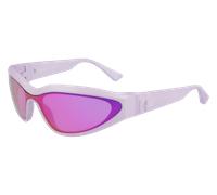 Karl Lagerfeld Unisex KL6128S 516 Sunglasses Injected Violet Pink Mask Normal Normal