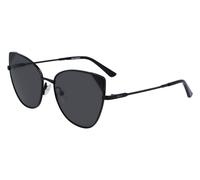 Karl Lagerfeld Woman KL341S 001 Sunglasses Metal Black Grey Cat Eye