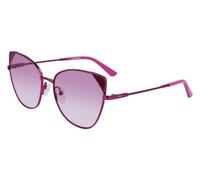 Karl Lagerfeld Woman KL341S 650 Sunglasses Metal Pink Violet Cat Eye Shaded