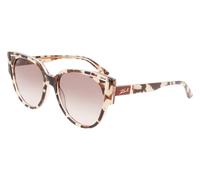 Karl Lagerfeld Woman KL6068S 235 Sunglasses Plastic Turtle Grey Cat Eye Shaded