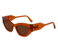 Karl Lagerfeld Woman KL6122S 216 Sunglasses Bio-inject Brown Brown Cat Eye Normal Normal