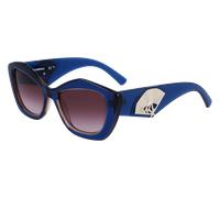 Karl Lagerfeld Woman KL6127S 424 Sunglasses Acetate Blue Pink Cat Eye Normal Normal