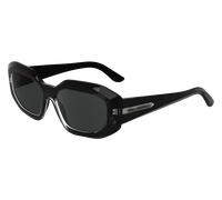 Karl Lagerfeld Woman KL6167S 001 Sunglasses Injected Black Squared Normal