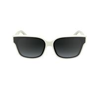 Karl Lagerfeld Woman KL6161S 105 Sunglasses Acetate White Grey Squared Normal Shaded