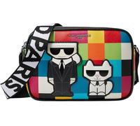 KARL LAGERFELD Women's Maybelle Choupette Crossbody Cross Body, Multi Combo, One Size