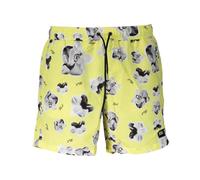Karl Lagerfeld Yellow Polyester Swimwear - male - Karl Lagerfeld - Beachwear - Multicolor - M - Swimwear M