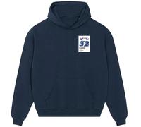Karl Malone 32 Jersey Frame Men's Hoodie - Navy / 3XL