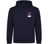 Karl Malone Jazz Basketball Icon Frame Men's Hoodie - Navy / 4XL