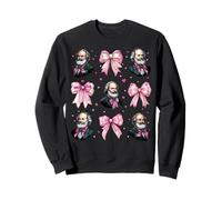 Karl Marx Communism Communist Girl Coquette Bow Pink Sweatshirt