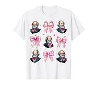 Karl Marx Communism Communist Girl Coquette Bow Pink T-Shirt