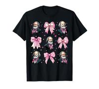 Karl Marx Communism Communist Girl Coquette Bow Pink T-Shirt