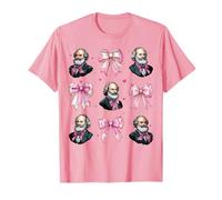 Karl Marx Communism Communist Girl Coquette Bow Pink T-Shirt