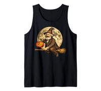 Karl Marx Communism Communist Jack O Lantern Moon Broomstick Tank Top