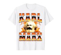 Karl Marx Communism Communist Socialism 90s Bootleg Style T-Shirt, Men, White, XX-Large