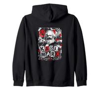 Karl Marx Communist Socialism Philosophy Zip Hoodie