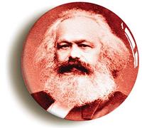Karl Marx Fridge Magnet (Circular 2inch / 50mm Diameter)