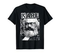Karl Marx Marxism Socialism Communism Funny Pop Art Value Graphic T-Shirt