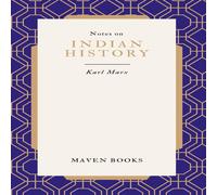 Karl Marx Notes on INDIAN HISTORY Hardcover Book Karl Marx Multicolor
