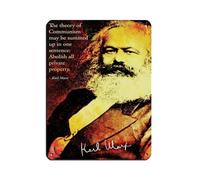 Karl Marx Original Art Print Tin Sign Vintage Metal Pub Club Cafe Bar Home Wall Art Decoration Poster Retro 12x16inch(30x40cm)