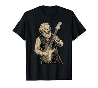 Karl Marx Playing Electric Guitar Philosopher Rocker T-Shirt