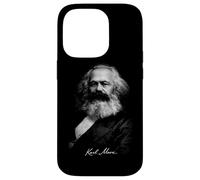 Karl Marx Portrait Socialism Political Theory Icon Case for iPhone 14 Pro