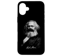 Karl Marx Portrait Socialism Political Theory Icon Case for iPhone 16 Plus